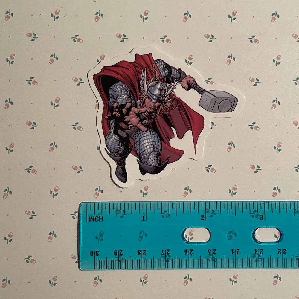 Thor Superhero Sticker - Picture 2 of 2